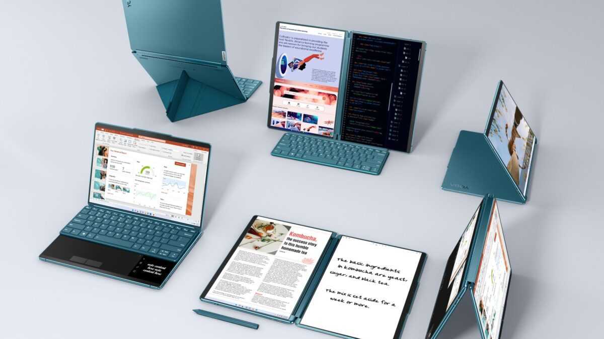 Fold Lenovo Yoga Book 9i